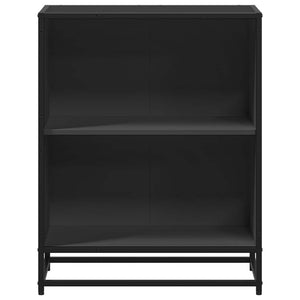 Bokskåp svart 60x35x76 cm konstruerat trä