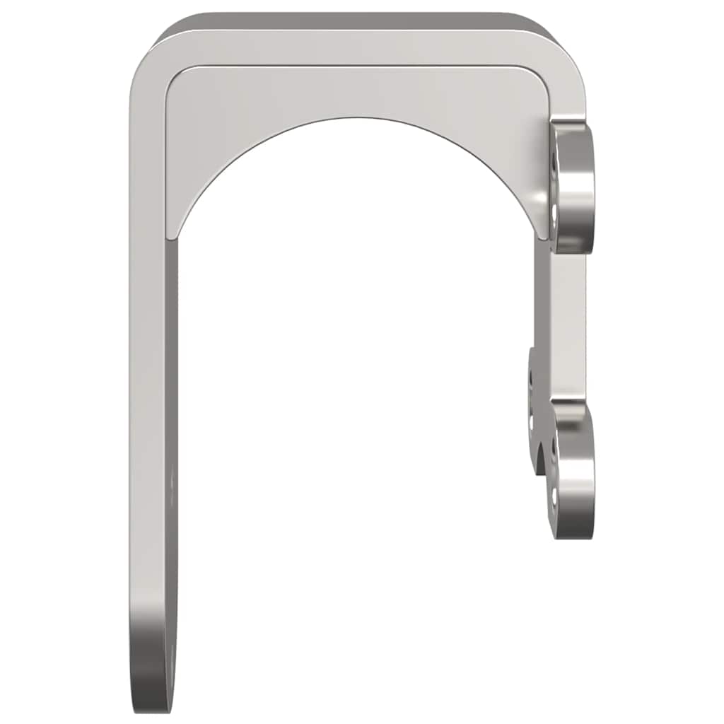 Bypass-fästen för ladugårdsdörr 4 st för runda skenor