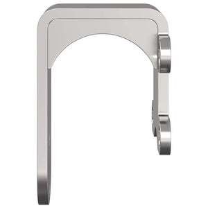 Bypass-fästen för ladugårdsdörr 4 st för runda skenor