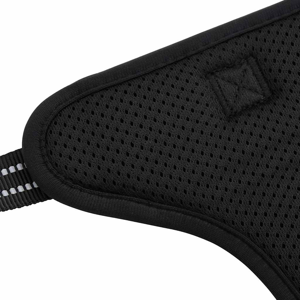 Hundsele med koppel & krage Justerbar svart S