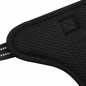 Hundsele med koppel & krage Justerbar svart S