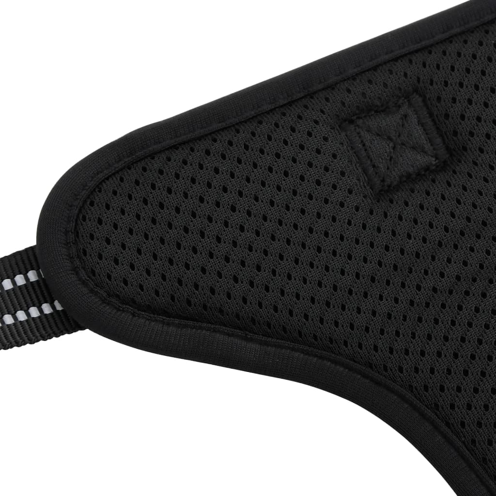 Hundsele med koppel & krage Justerbar svart M