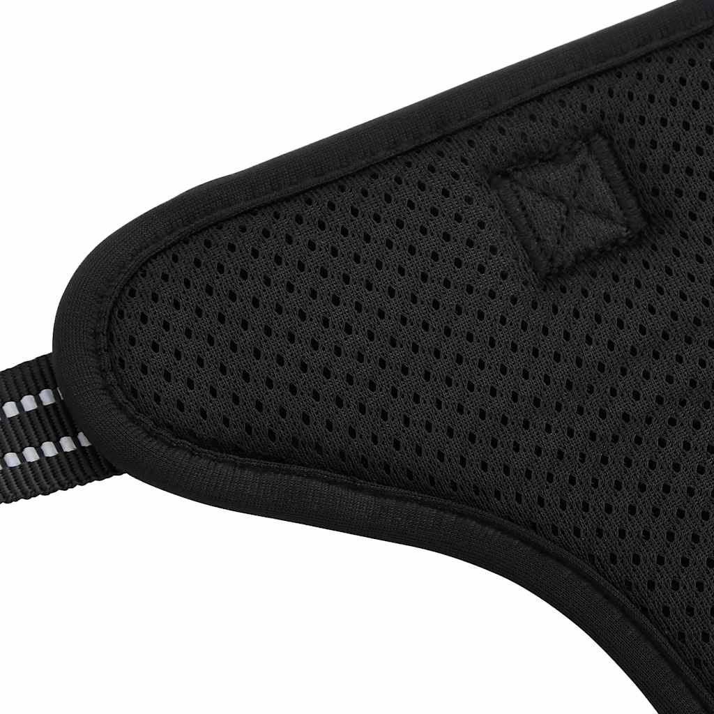 Hundsele med koppel & krage Justerbar svart L