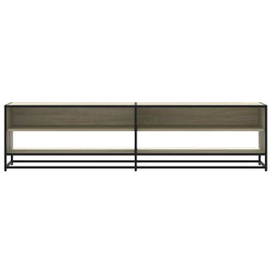 Tv-bänk sonama-ek 180,5x40x46 cm konstruerat trä