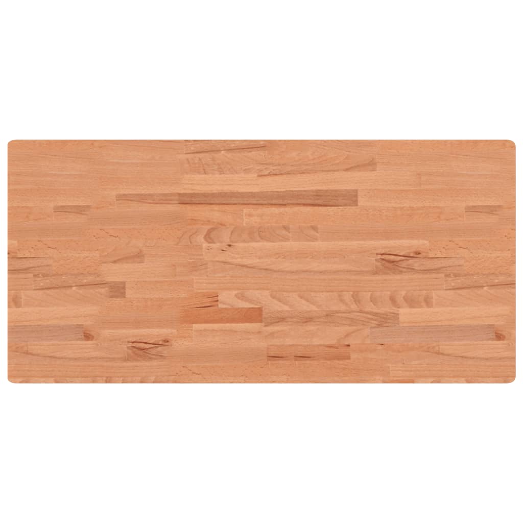 Väggmonterad handfatshylla stål och massiv bok