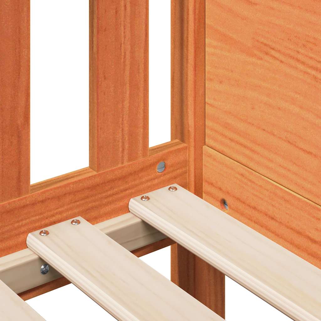 Sängram med lådor för barnsäng 80x170 cm massiv furu