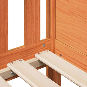 Sängram med lådor för barnsäng 80x170 cm massiv furu