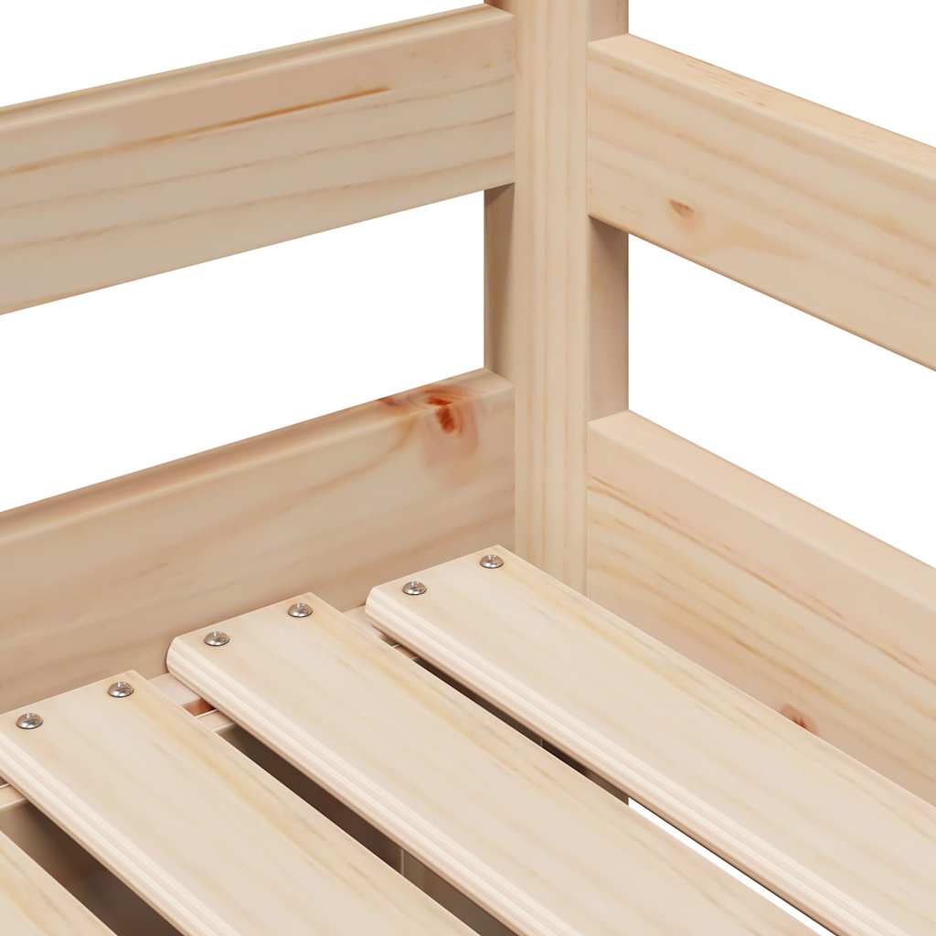 Dagbädd utdragbar med lådor utan madrass 90x190 cm