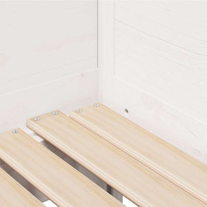 Dagbädd utdragbar med lådor utan madrass vit 90x190 cm