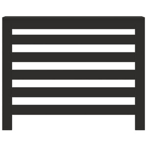 Elementskydd svart 104x20x82 cm konstruerat trä