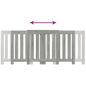 Elementskydd grå sonoma 205x21,5x83,5 cm konstruerat trä