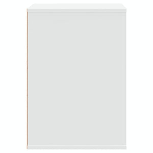 Byrå vit 60x41x58 cm konstruerat trä