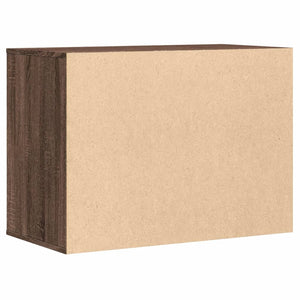 Byrå brun ek 80x41x58 cm konstruerat trä