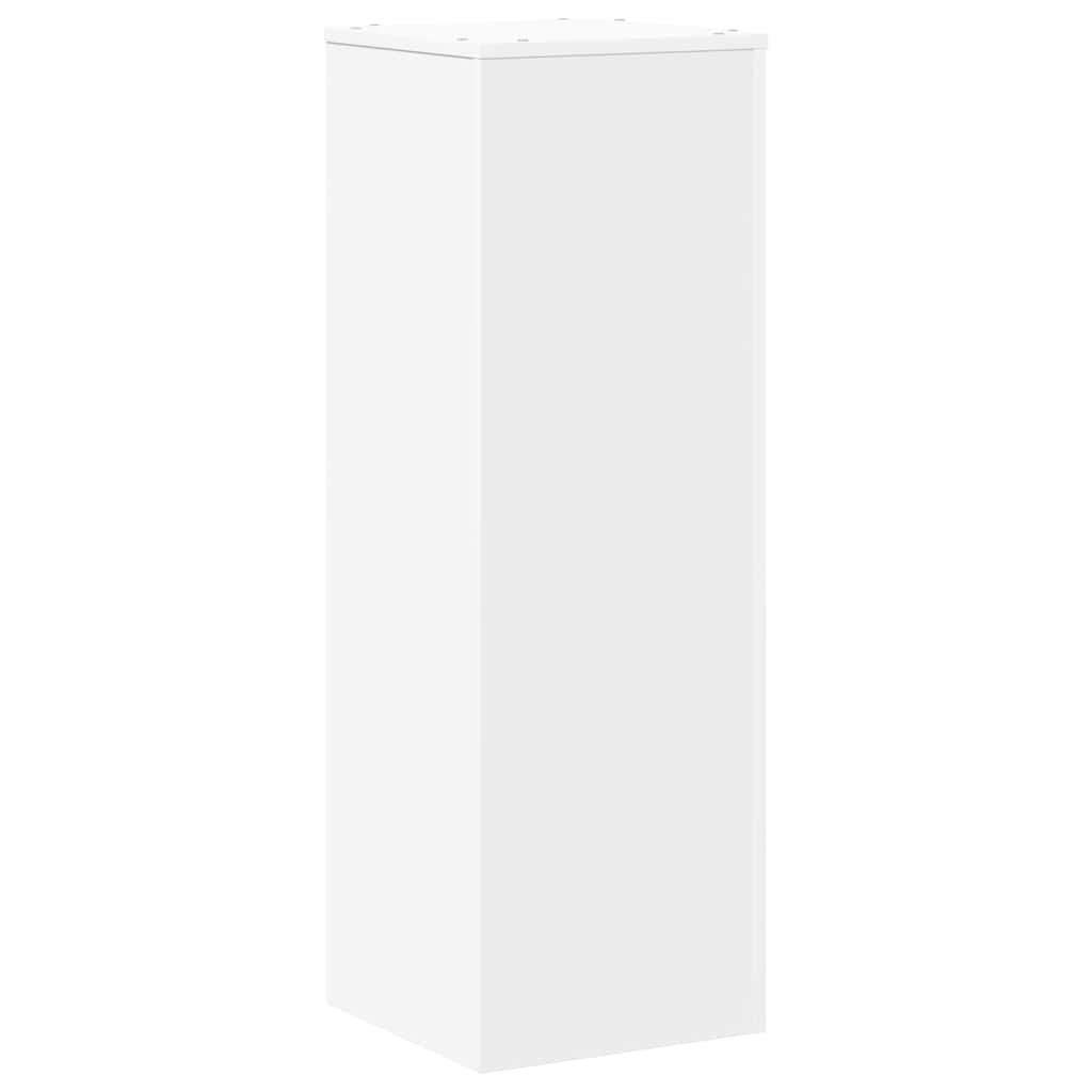 Växtställ vit 33x33x100 cm konstruerat trä