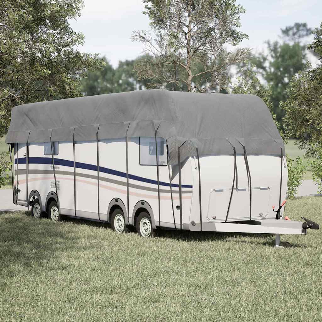 Takskydd för husvagn grå 900x300 cm non-woven tyg