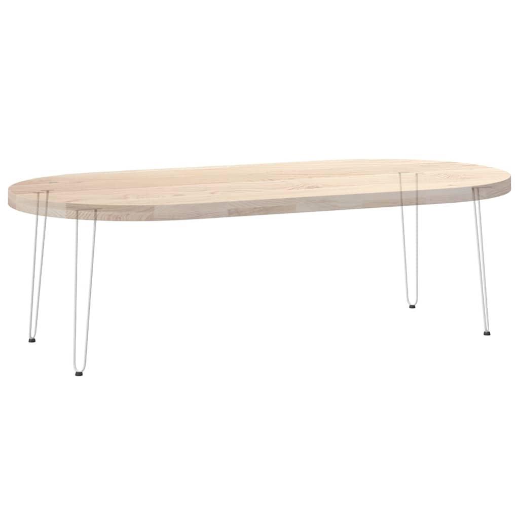 hårnålsben för konsolbord 4 st vit 72 cm massivt stål