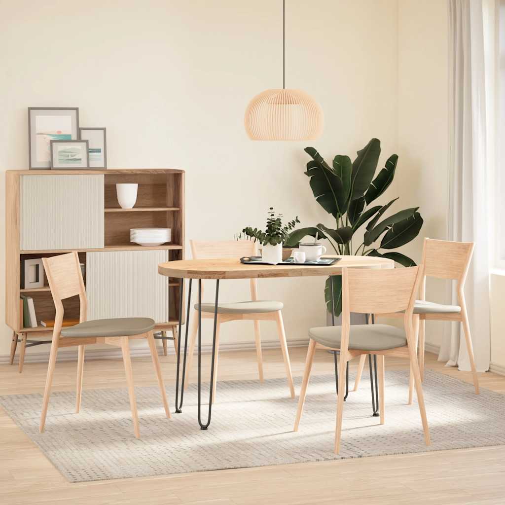 hårnålsben för konsolbord 4 st antracit 72 cm massivt stål