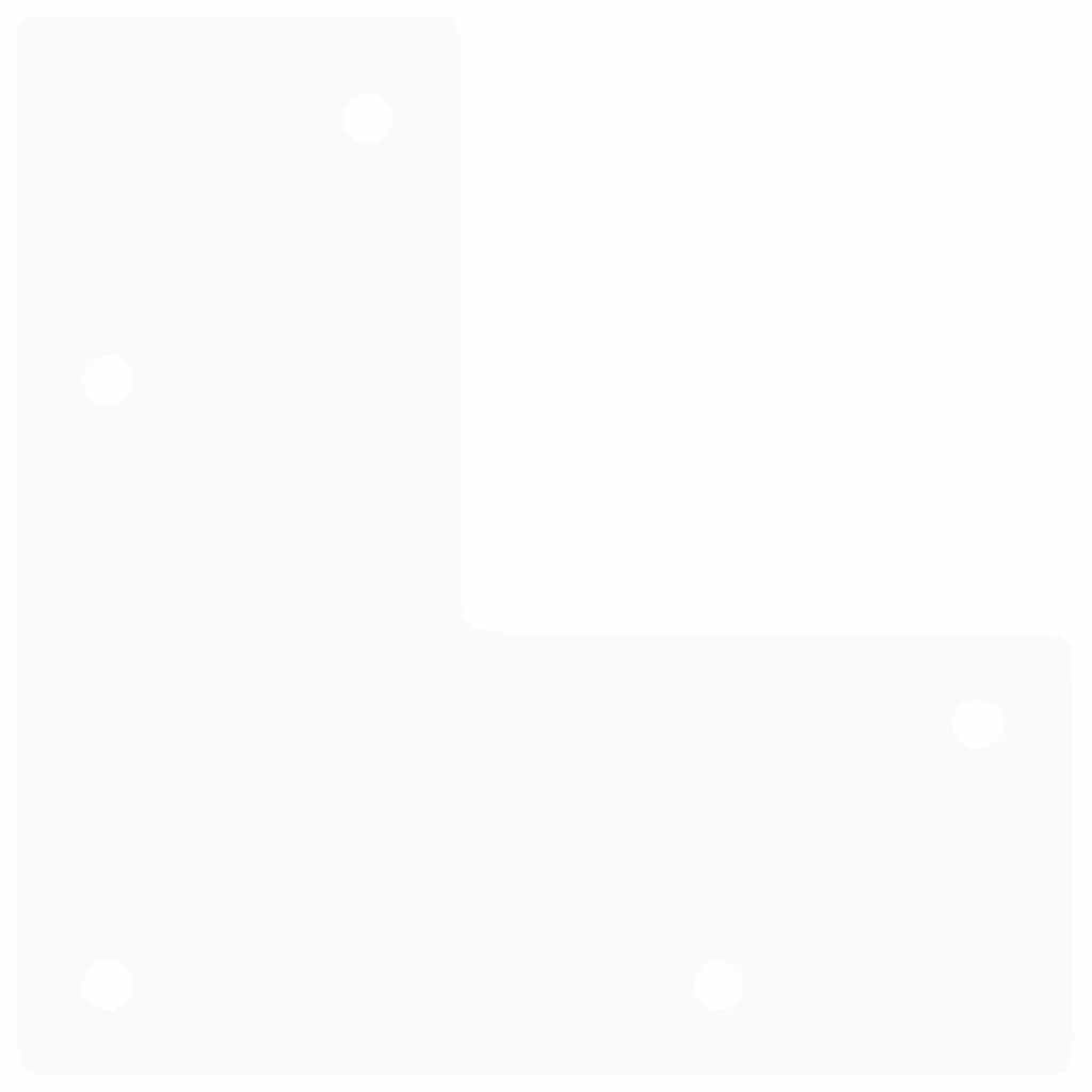 Hårnålsben för soffbord 4 st vita 10 cm massivt stål