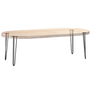 hårnålsben för konsolbord 4 st svart 72 cm massivt stål