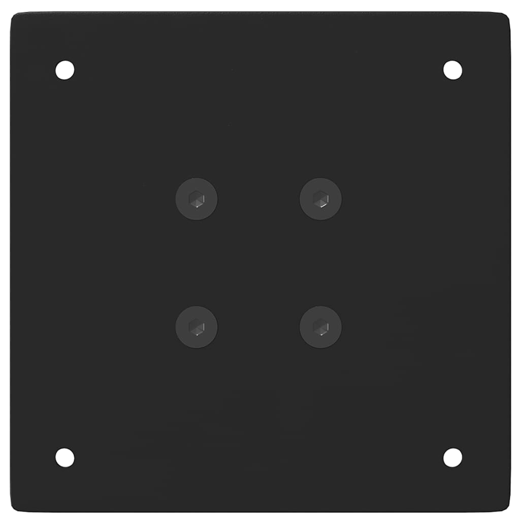 Soffbordsben 4 st svarta 30-32 cm stål