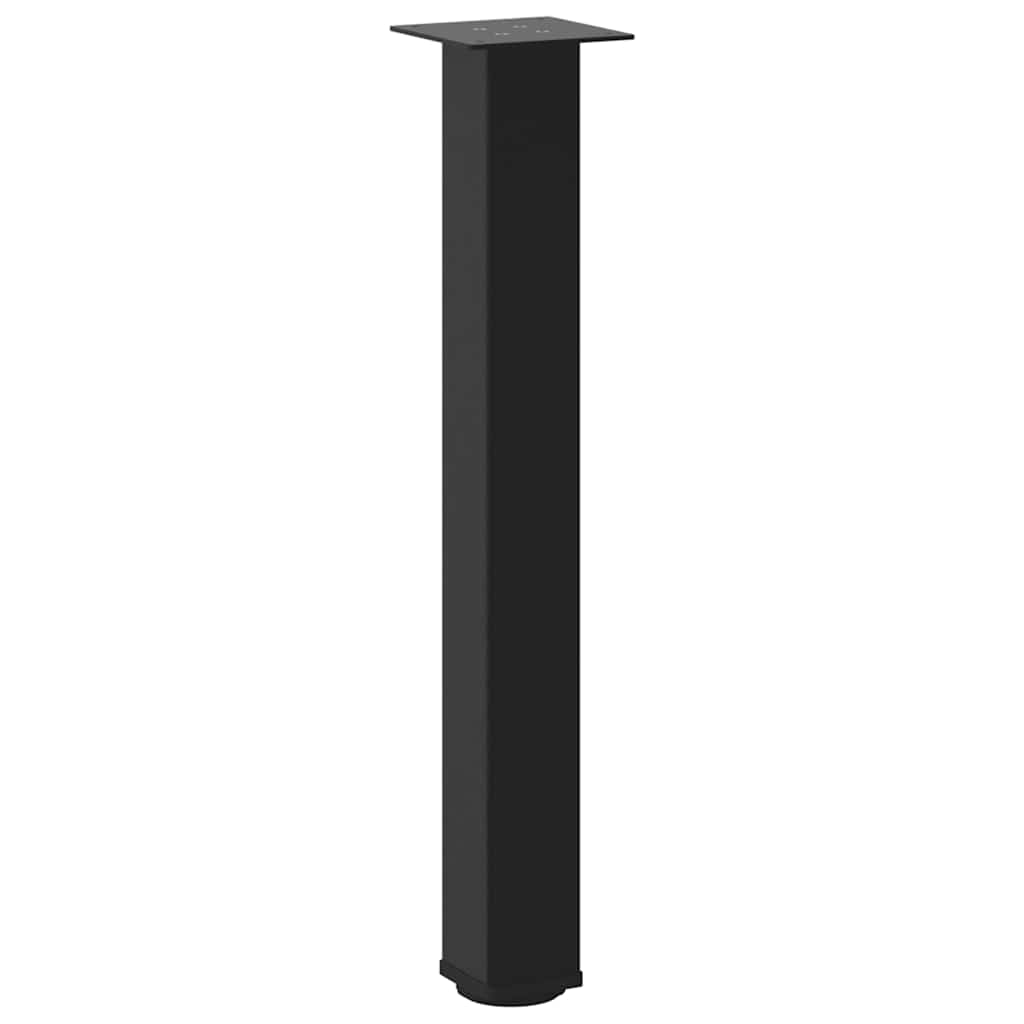 Konsolbordsben 4 st svarta 72-74 cm stål