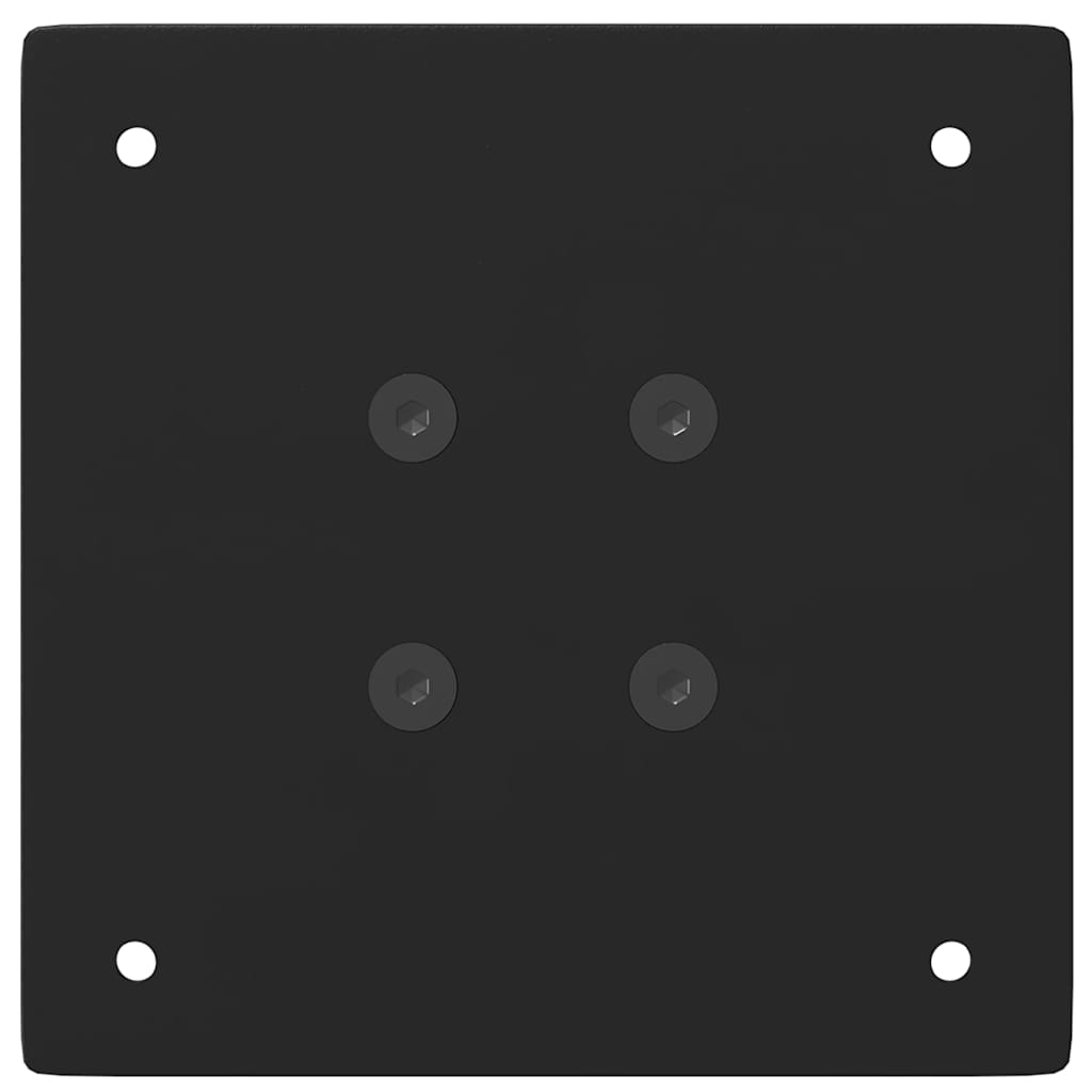 Konsolbordsben 4 st svarta 72-74 cm stål