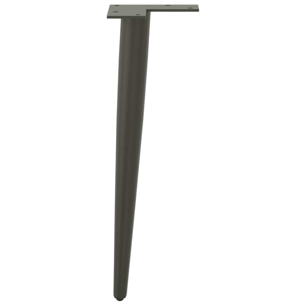 Soffbordsben koniska 4 st antracit 30-31 cm stål