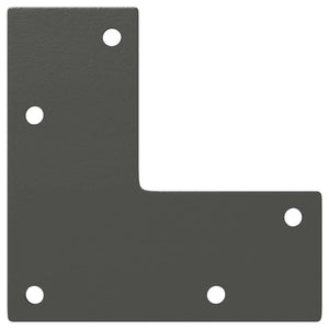 Soffbordsben koniska 4 st antracit 30-31 cm stål