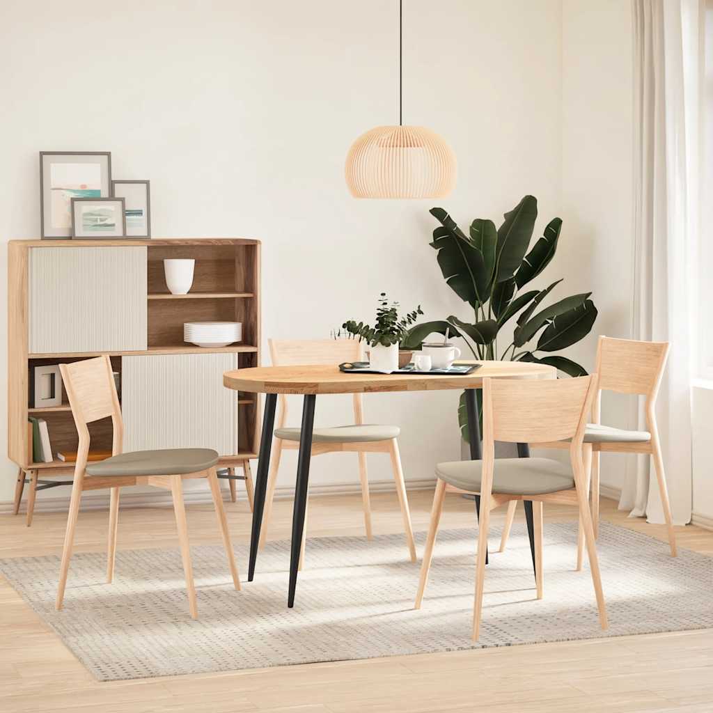 Konsolbordsben koniska 4 st svarta 72-73 cm stål