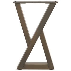 Soffbordsben 2 st naturstål 28x(42-43,3) cm stål