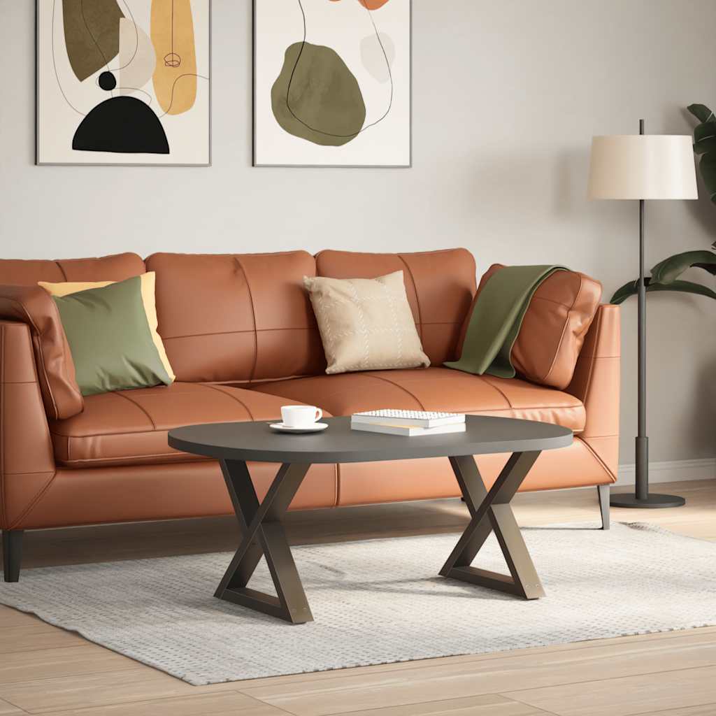 Soffbordsben 2 st naturstål 60x(42-43,3) cm stål