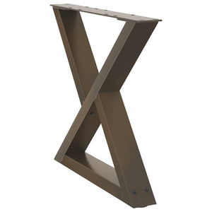 Soffbordsben 2 st naturstål 60x(42-43,3) cm stål