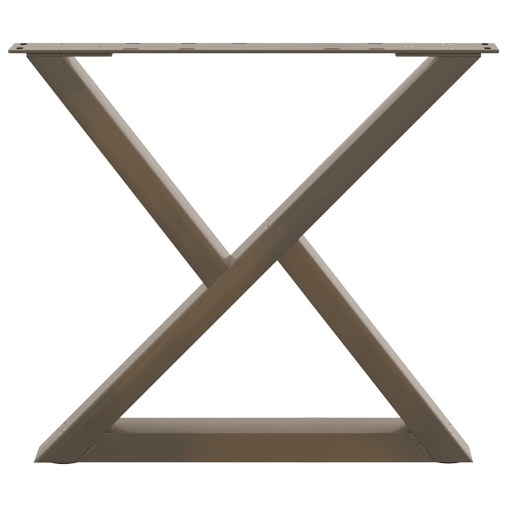 Soffbordsben 2 st naturstål 60x(42-43,3) cm stål