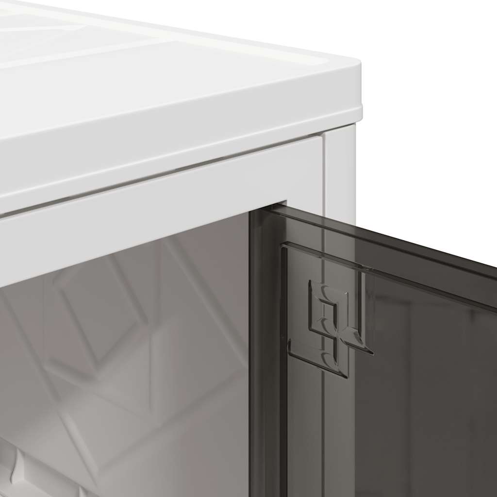 Förvaringslåda stapelbar med hjul 3 nivåer 28 L 48,5x29,5x86 cm