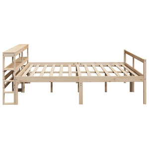 Seniorsäng med sänggavel 180x200 cm massivt furu