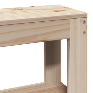 Sängram med huvudgavel 160x200 cm massiv furu