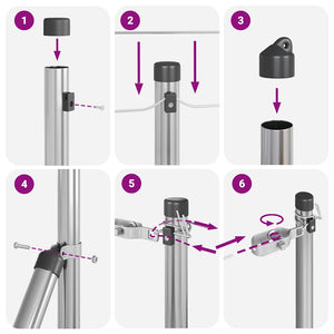 Stängselstolpe 26 pcs Grå 3,2 x 3,2 x 80 cm