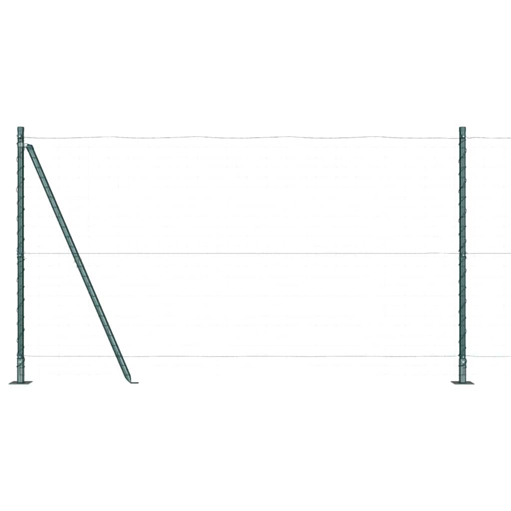 Stängselstolpe 52 pcs Grå 3,2 x 3,2 x 78,5 cm