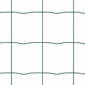 Stängsel med stolpe Grön 1,2 x 10 m Stål