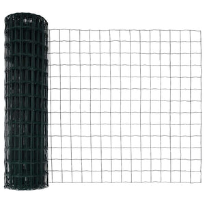 Stängsel med stolpe Grön 1,4 x 10 m Stål och PVC