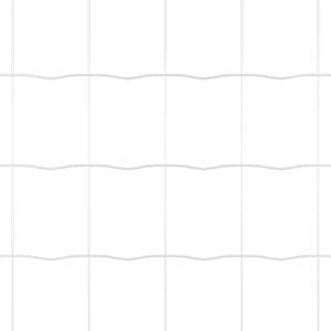 Stängsel med stolpe Silver 1 x 10 m Stål och PVC