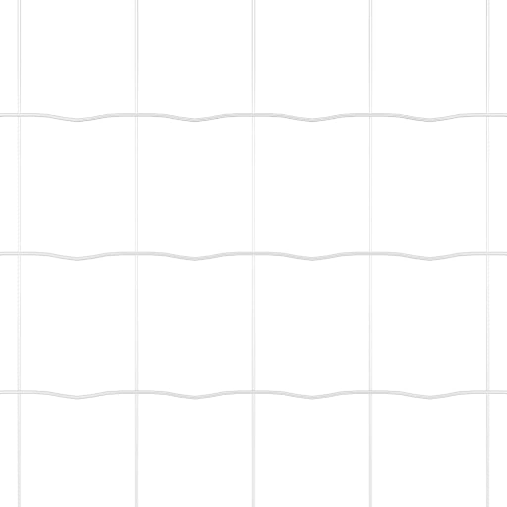 Stängsel med stolpe Silver 0,6 x 25 m Stål