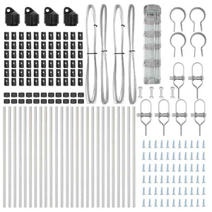 Stängselstolpe Galvaniserad 50 x 0,8 m Stål