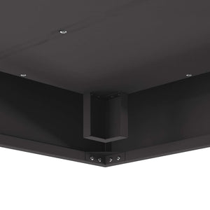 Eldstad Svart 80 x 80 x 40 cm Kallvalsat stål