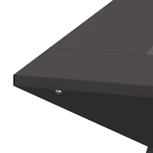 Eldstad Svart 60 x 60 x 50 cm Kallvalsat stål