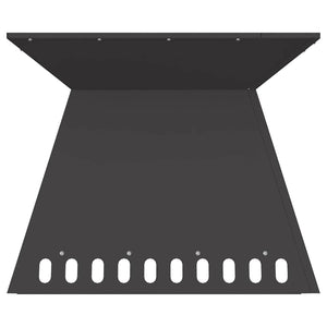 Eldstad Svart 60 x 60 x 50 cm Kallvalsat stål