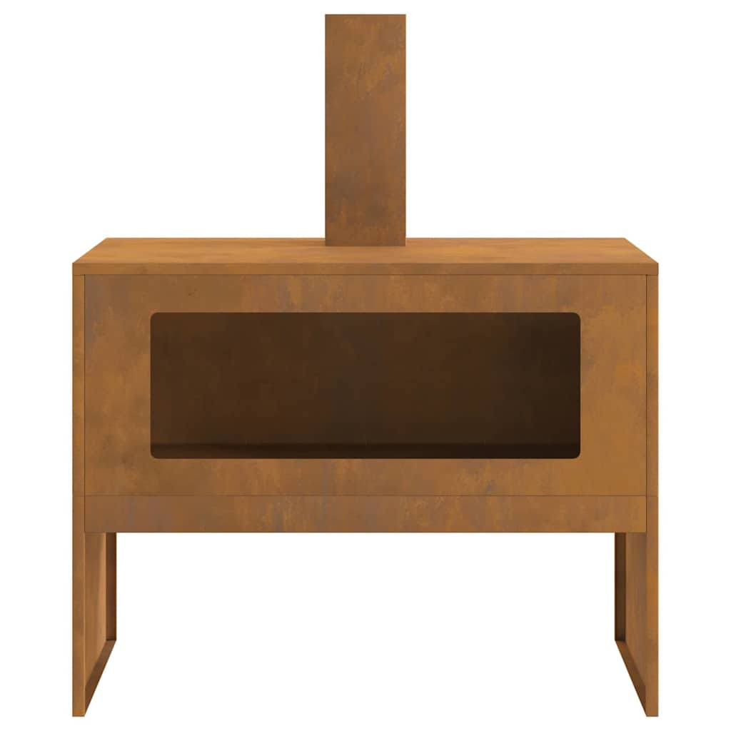 Eldstad Brun 80 x 50 x 96 cm Stål