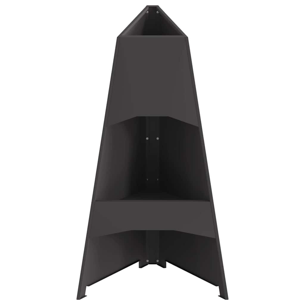 Eldstad Svart 50 x 50 x 95 cm Stål