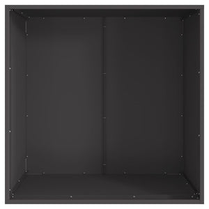 Eldstad Svart 80 x 80 x 43 cm Stål