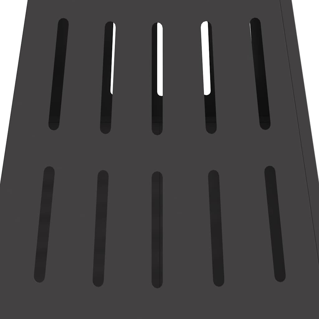 Eldstad Svart 50 x 50 x 70 cm Kallvalsat stål